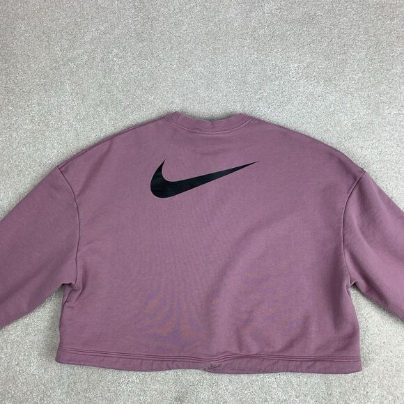 Nike Women's Loose Drawstring Long Sleeves Pink CJ3766-515 Size L - Picture 5 of 11